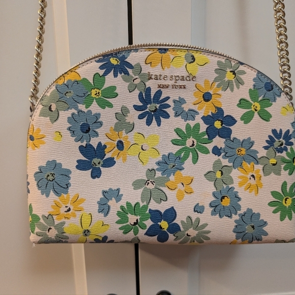 Kate Spade Floral Crossbody Bag - White and Multicolor - Picture 2 of 4
